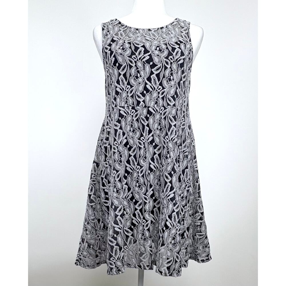 Free People Forever and Ever Lace Dress Size Large Floral Feminine Fairy Skater